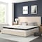 Flash Furniture King Size Beige Fabric Platform Bed & Mattress HG-BM10-36-GG - alternate 1